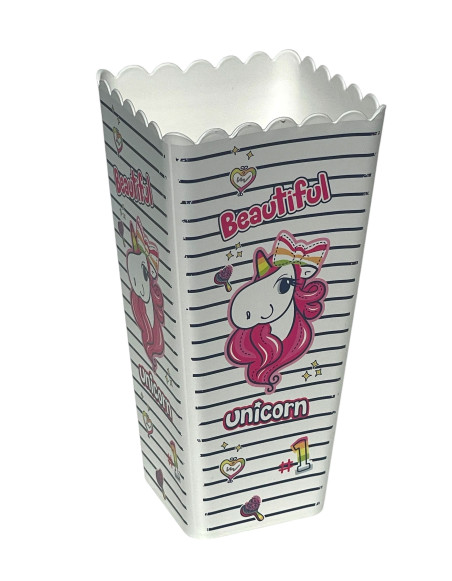 Seau à Pop-corn Licorne 1,3L