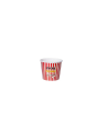 Seau 2,3L à bonbon ou apéro, décor Pop-corn rouge