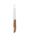 Kobe couteau à viande avec dentelure manche en bois naturel L.244 mm 