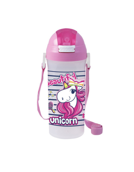 Gourde Licorne, 0,610L en polypropylène sans BPA