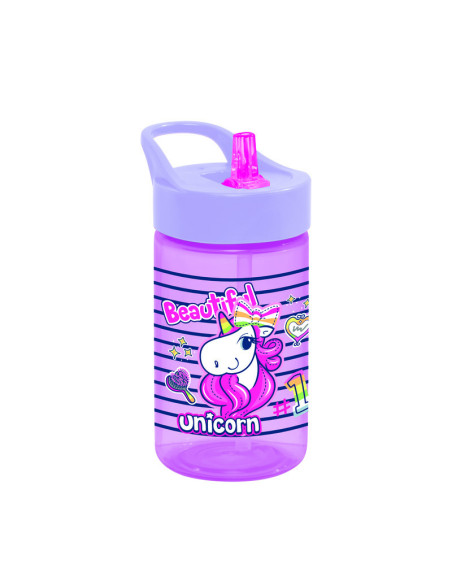 Biberon Licorne, 0,430L anti-fuite