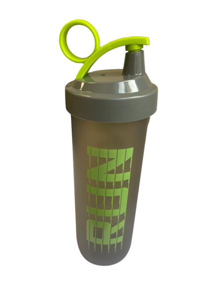 Gourde shaker sport, graduée, 600 ml, Vert,Gris 
