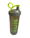 Gourde shaker sport, graduée, 600 ml, Vert,Gris 
