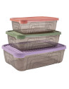 Set 3 boîtes alimentaires 1,05L - 1,75L - 3,1L multicolor 