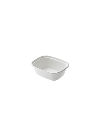 50 conteneurs rectangles en pulpe de cellulose - 1800 ML 23,1x18,2x7,7cm 