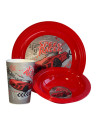 Set Speed Racer de 3 pièces petit déjeuner enfant (bol, verre, et assiette)