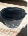 Saladier hermetique 4,6 litres, Noir, Marbre 