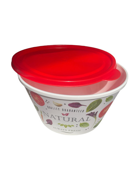 Saladier hermetique 4,6 litres, Blanc, Légumes 