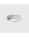 Assiette ronde mélamine blanche Ø30x6cm 
