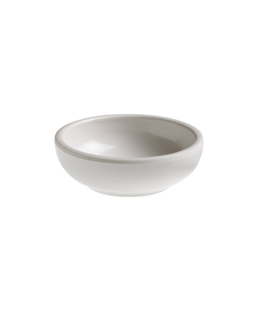Verrine ronde Ø7x3,5cm blanche en mélamine 