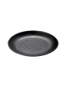 Assiette Ø28x3cm mélamine noire Ø28x3cm 