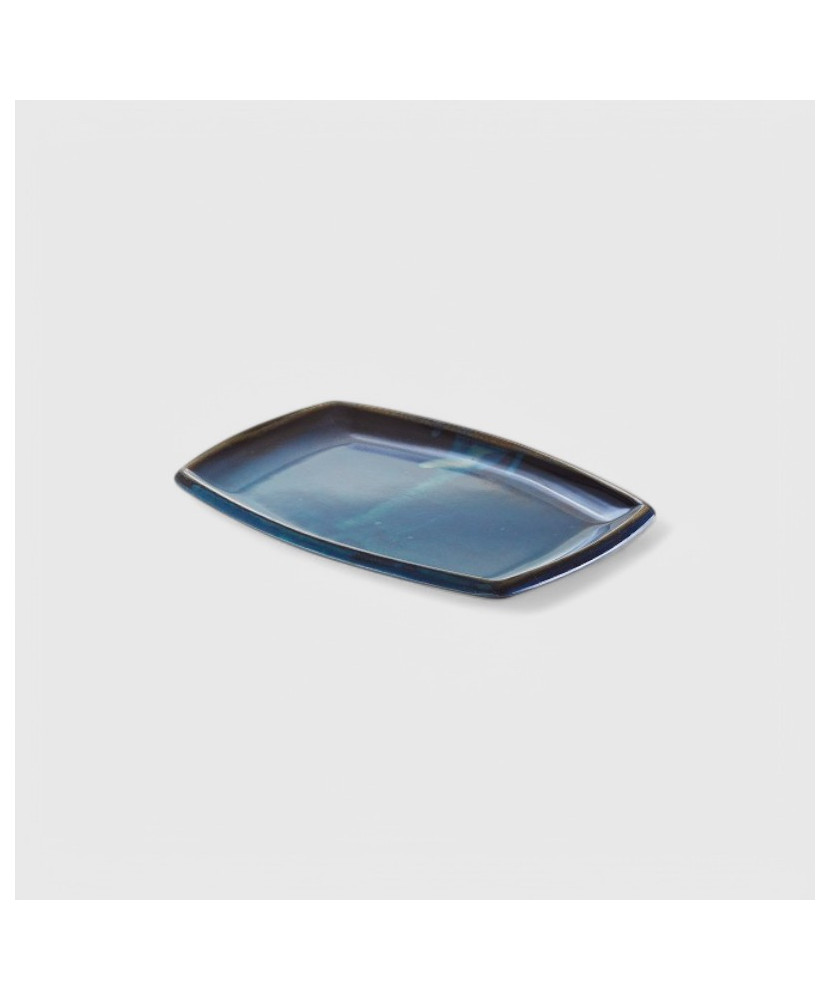 Assiette rectangle 22,4x15,5x2 en mélamine - collection : IBIZA 