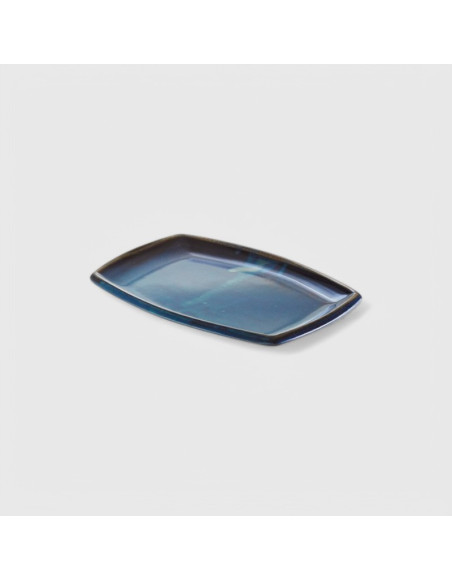 Assiette rectangle 22,4x15,5x2 en mélamine - collection : IBIZA 