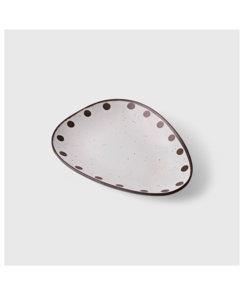 Assiette 26,5x20,8x2,7 en mélamine - collection : IBIZA 
