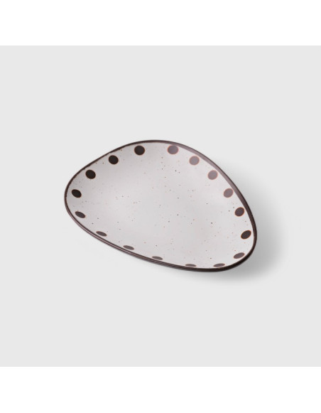 Assiette 26,5x20,8x2,7 en mélamine - collection : IBIZA 