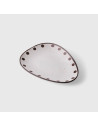 Assiette 26,5x20,8x2,7 en mélamine - collection : IBIZA 