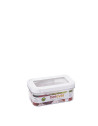 Boîte alimentaire blanche Contenance:0.6 litres