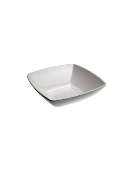 Bol carré mélamine blanche Dimensions:standard - 18x18x6 cm