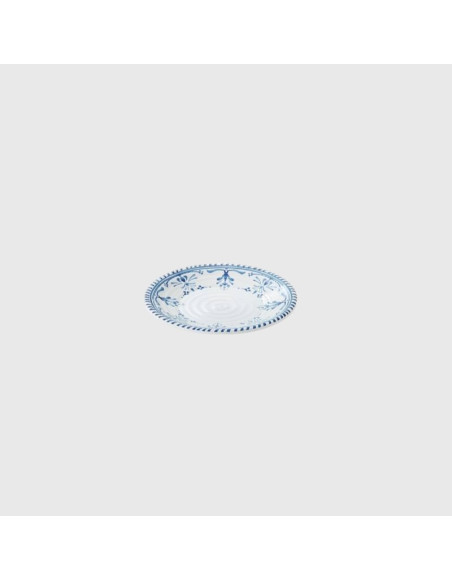 Assiette plate en mélamine collection : ZANTE Dimensions:dessert - Ø21,5x2 cm