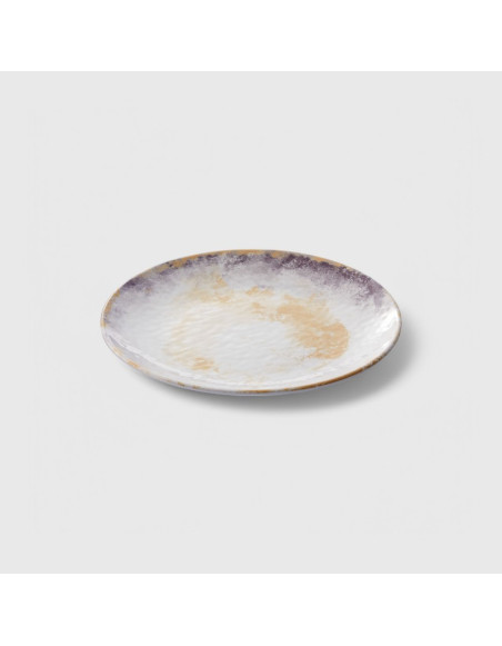 Assiette plate en mélamine collection : Galaxie Dimensions:Standard - Ø23,5x2,5 cm