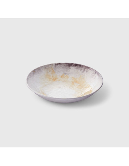 Assiette creuse en mélamine collection : Galaxie Dimensions:Dessert - Ø18,5x4 cm
