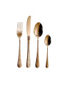 Service de 16 pces Etnica PVD Cooper, inox 18/10 avec pot carton beige  