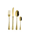 Service de 16 pces Etnica PVD GOLD, inox 18/10 avec pot carton beige  