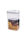 Boîte alimentaire hermétique rectangle blanche Contenance:2.5 litres