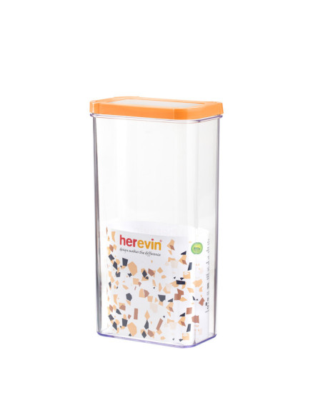 Boîte alimentaire orange Contenance:3 litres