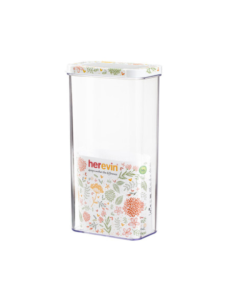 Boîte alimentaire décor floral Contenance:3 litres
