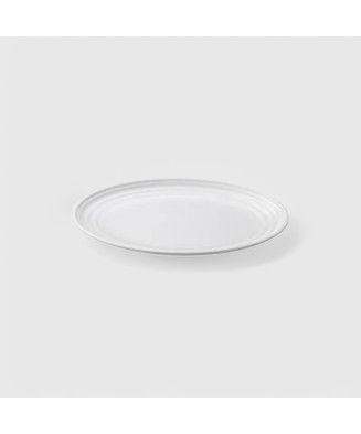 Assiette ronde blanche en mélamine Dimensions:standard - Ø24X2H cm