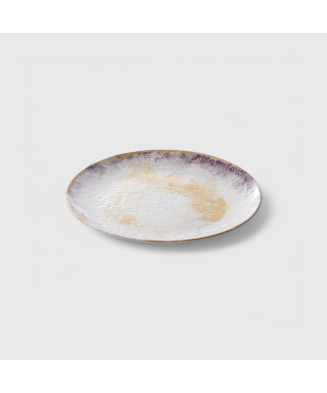 Assiette plate en mélamine collection : Galaxie Dimensions:Grande - Ø27x2,5 cm