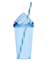 Gobelet, couvercle glace Couleur:Bleu