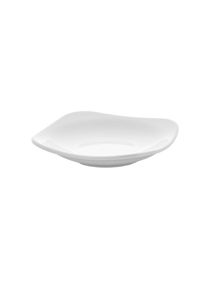 Assiette creuse carrée, Bergama, 100% Mélamine Dimensions:Ø 17 x h.3 cm