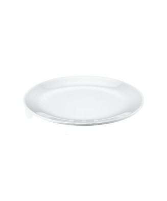 Assiette, aspect porcelaine, 100% Mélamine Dimensions:Ø 25.5 x h.2.2 cm