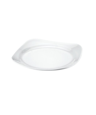 Assiette carrée, Bergama, 100% Mélamine Dimensions:Ø 31 x h.3.8 cm