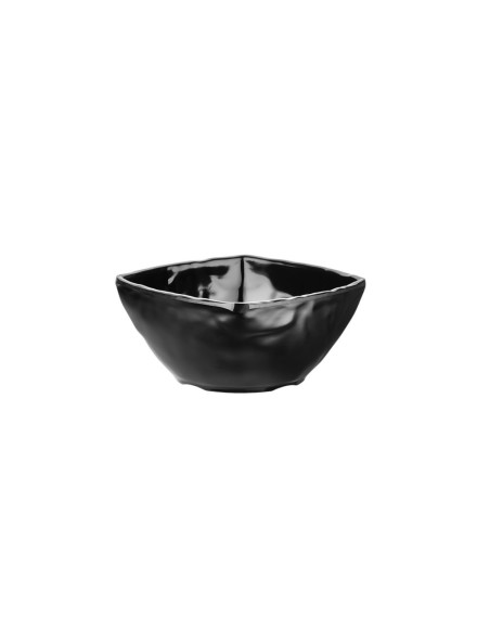 Bol carré, Kar Matt Black, 100% Mélamine Dimensions:L.14.8 x l.12.5 x h.6 cm