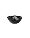 Bol carré, Kar Matt Black, 100% Mélamine Dimensions:L.14.8 x l.12.5 x h.6 cm