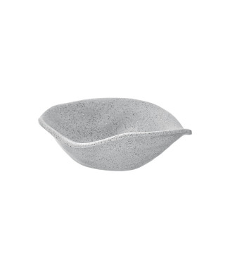 Bol ovale, Gris Granite, 100% Mélamine Dimensions:L.17 x l.20 x h.6.3 cm