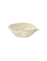 Bol, ovale, Blanc Granite, 100% Mélamine Dimensions:L.17 x l.20 x h.6.3 cm