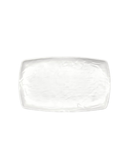Assiette, Kar Matt White crème, 100% Mélamine Dimensions:L.20 x l.33 x h.2.5 cm