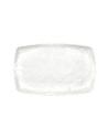 Assiette, Kar Matt White crème, 100% Mélamine Dimensions:L.23.5 x l.37 x h.2.8 cm