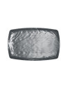 Assiette, Kar Matt Grey, 100% Mélamine Dimensions:L.23.5 x l.37 x h.2.8 cm
