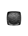 Assiette, Kar Matt Black, 100% Mélamine Dimensions:L.26 x l.26 x h.2 cm
