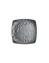 Assiette, Kar Matt Grey, 100% Mélamine Dimensions:L.26 x l.26 x h.2 cm