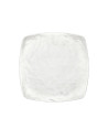 Assiette, Kar Matt White crème, 100% Mélamine Dimensions:L.32.5 x l.32.5 x h.2 cm
