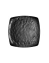 Assiette, Kar Matt Black, 100% Mélamine Dimensions:L.32.5 x l.32.5 x h.2 cm
