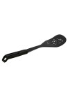 Spatule en polypropylène, résiste à 200°C, avec poignée fonctionnelle. Couleur:Noir