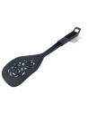 Spatule en polypropylène, résiste à 200°C, avec poignée fonctionnelle. Couleur:Noir