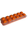 Bac à glaçons, couvercle transparent Couleur:Orange
